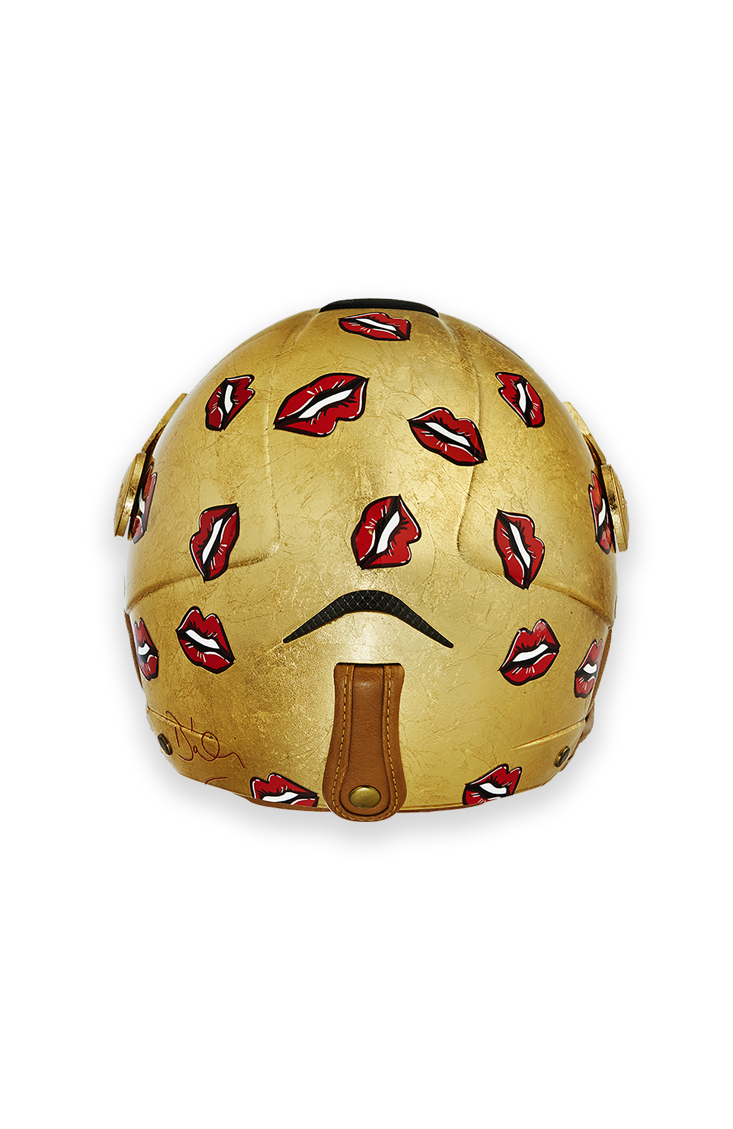 Kiss Kiss Helmet - 24k Gold