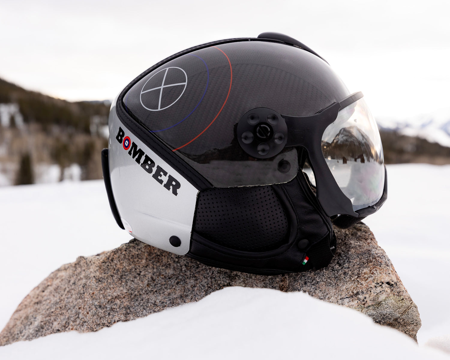 bomber helmet motorcycle Carbon Power Helmet