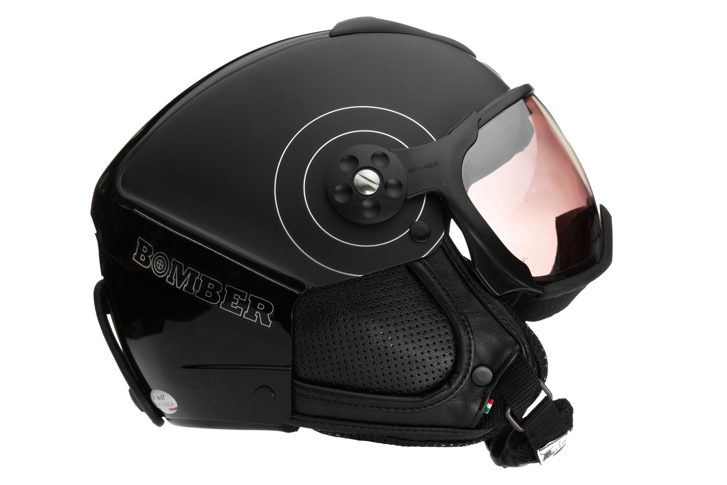 bomber motorcycle helmets Stealth Black ABS Helmet