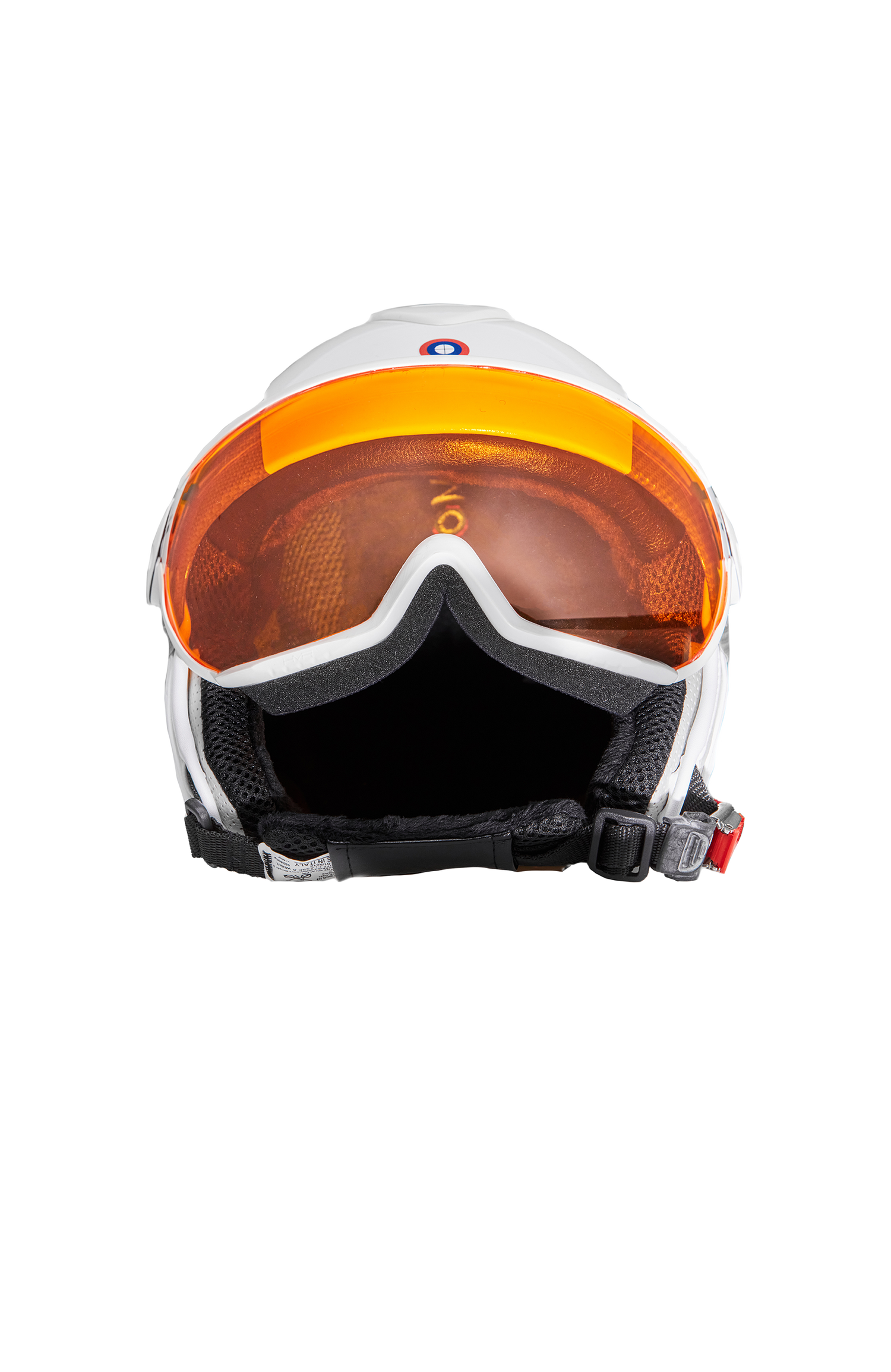 Helmet -LVS- open with goggles, white