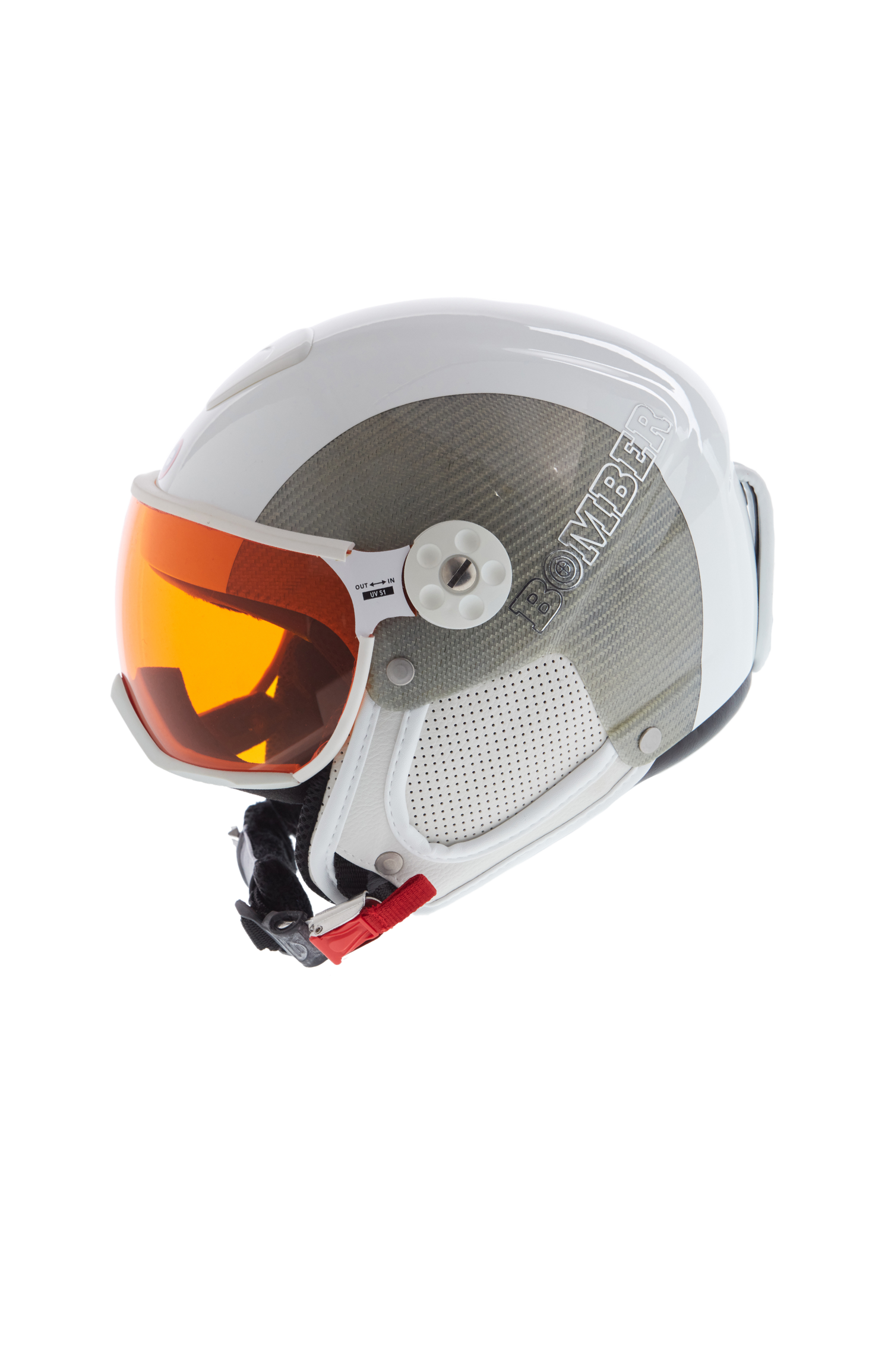 White carbon deals fiber motorcycle helmet